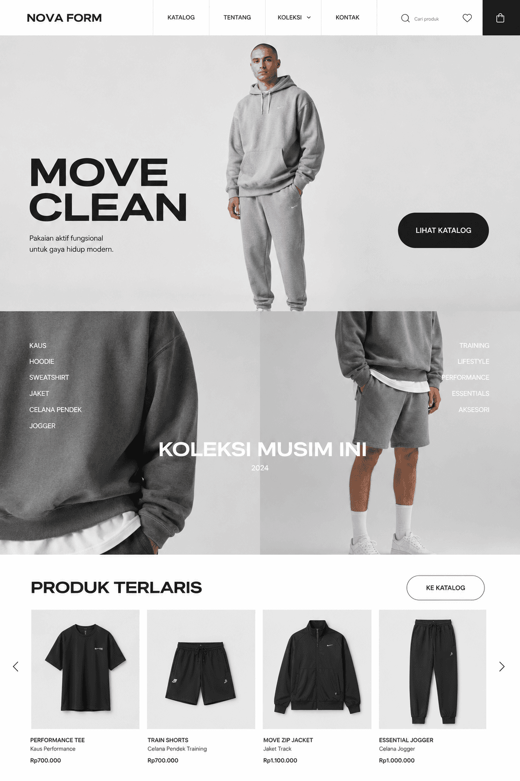 Pratinjau desain Atelier Forma
